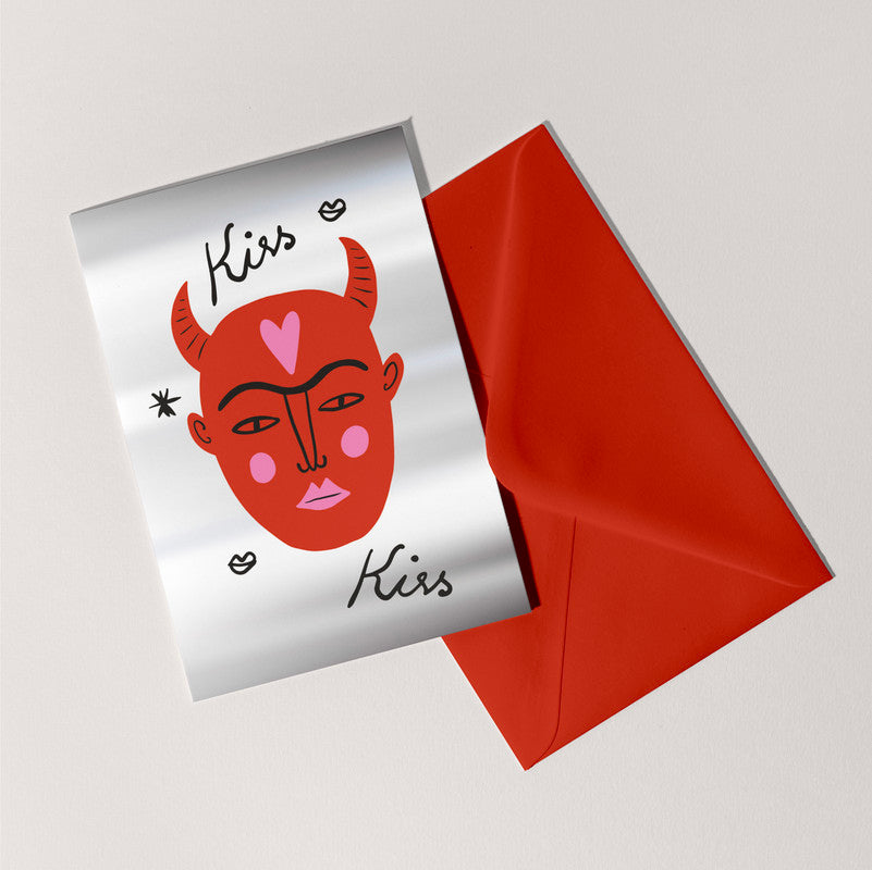 Devil kisses Card | Valentines | Love | Anniversary