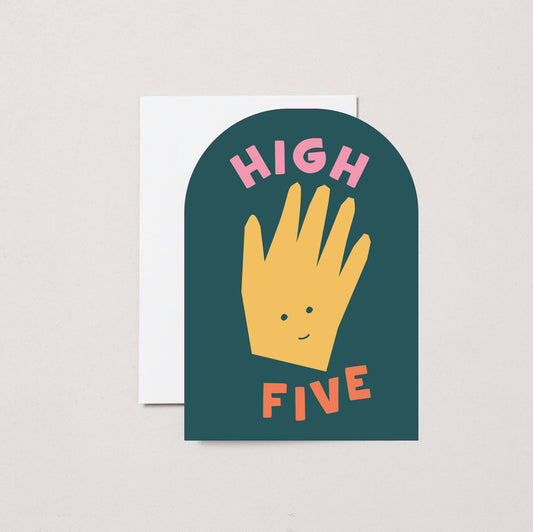 High Five Card | Well Done Celebration Congratulations Graduation
