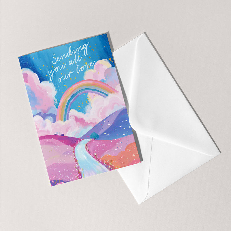 Sending You All Our Love Card | Sympathy Thinking Of You