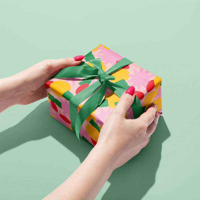Stickers Red Gift Wrap | Wrapping Paper