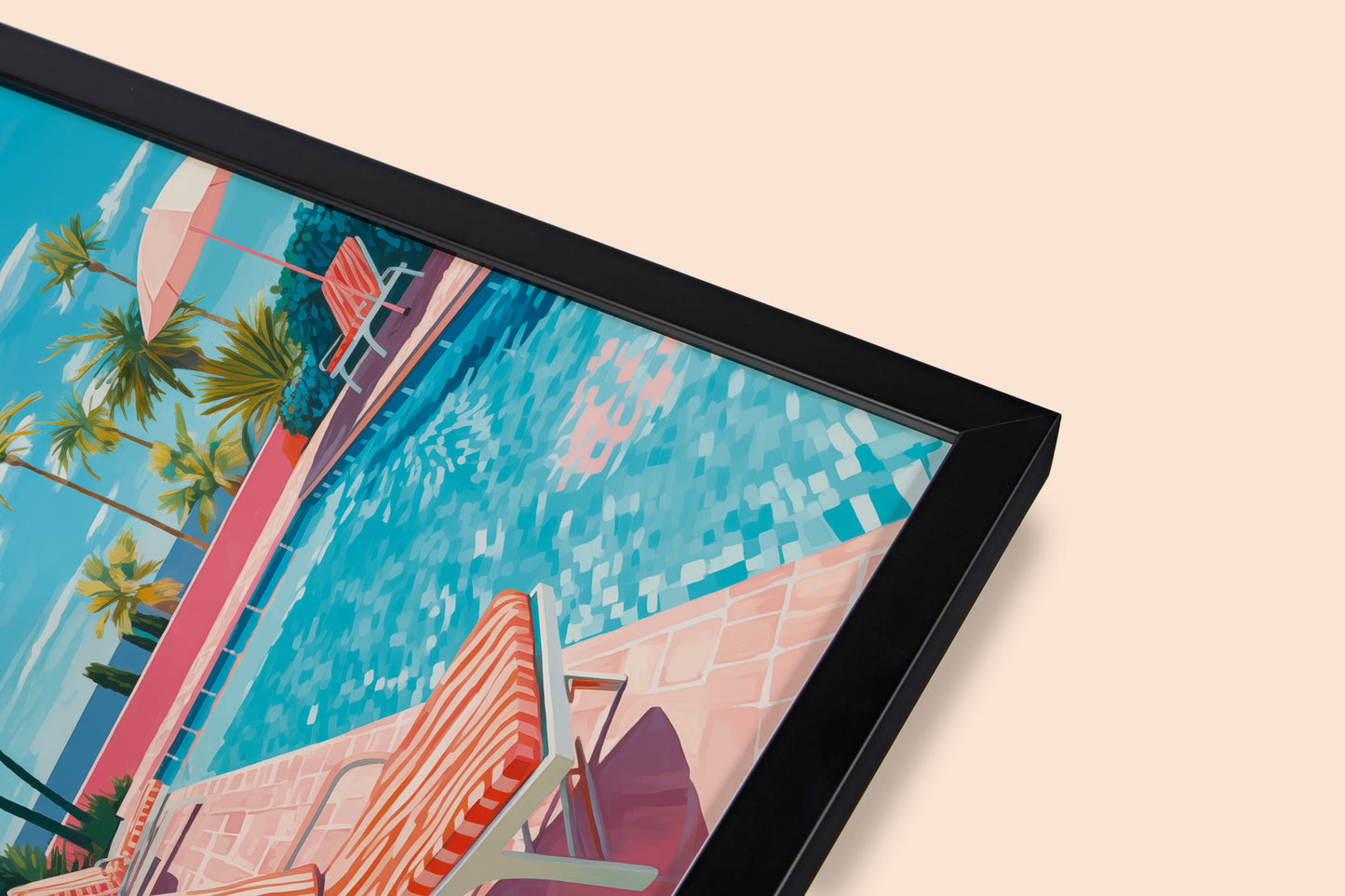Jump in the pool | Wall art | Framed print
