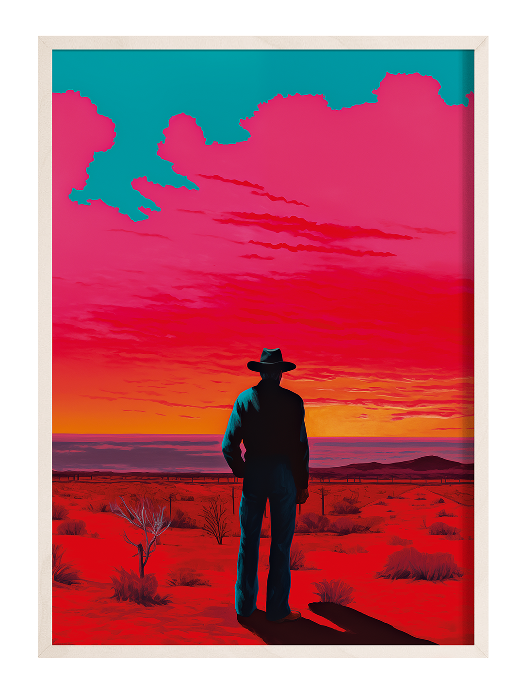 Yeehaw Cowboy | Wall art | Framed print
