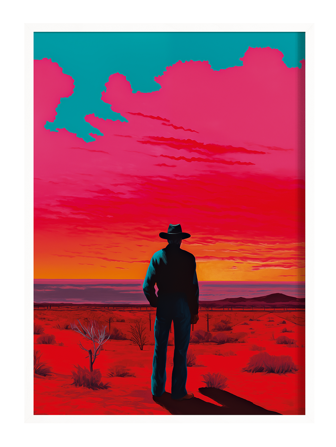 Yeehaw Cowboy | Wall art | Framed print