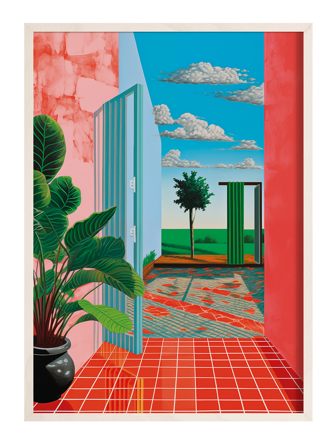 Doorway to your future | Wall art | Framed print