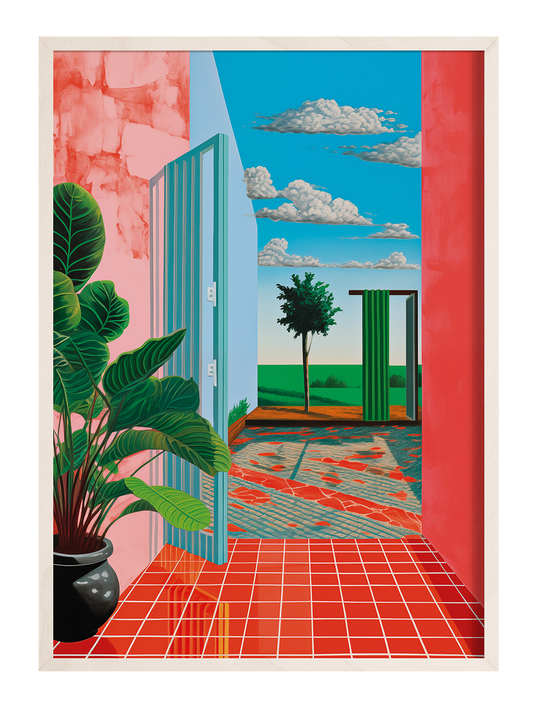 Doorway to your future | Wall art | Framed print