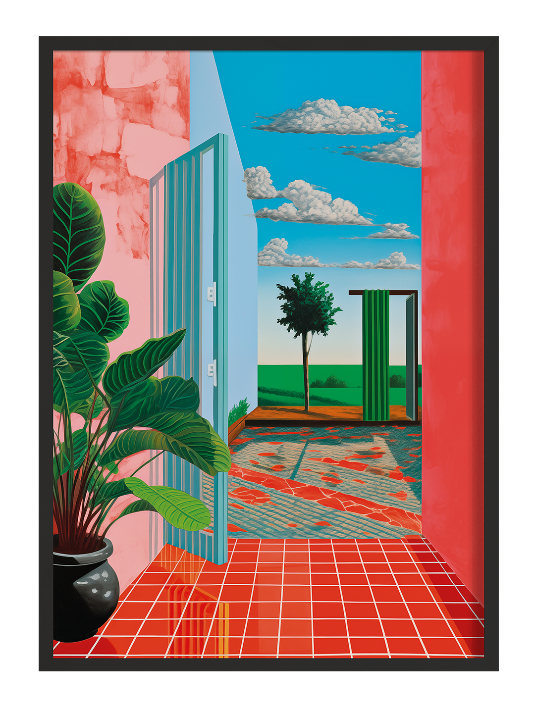 Doorway to your future | Wall art | Framed print
