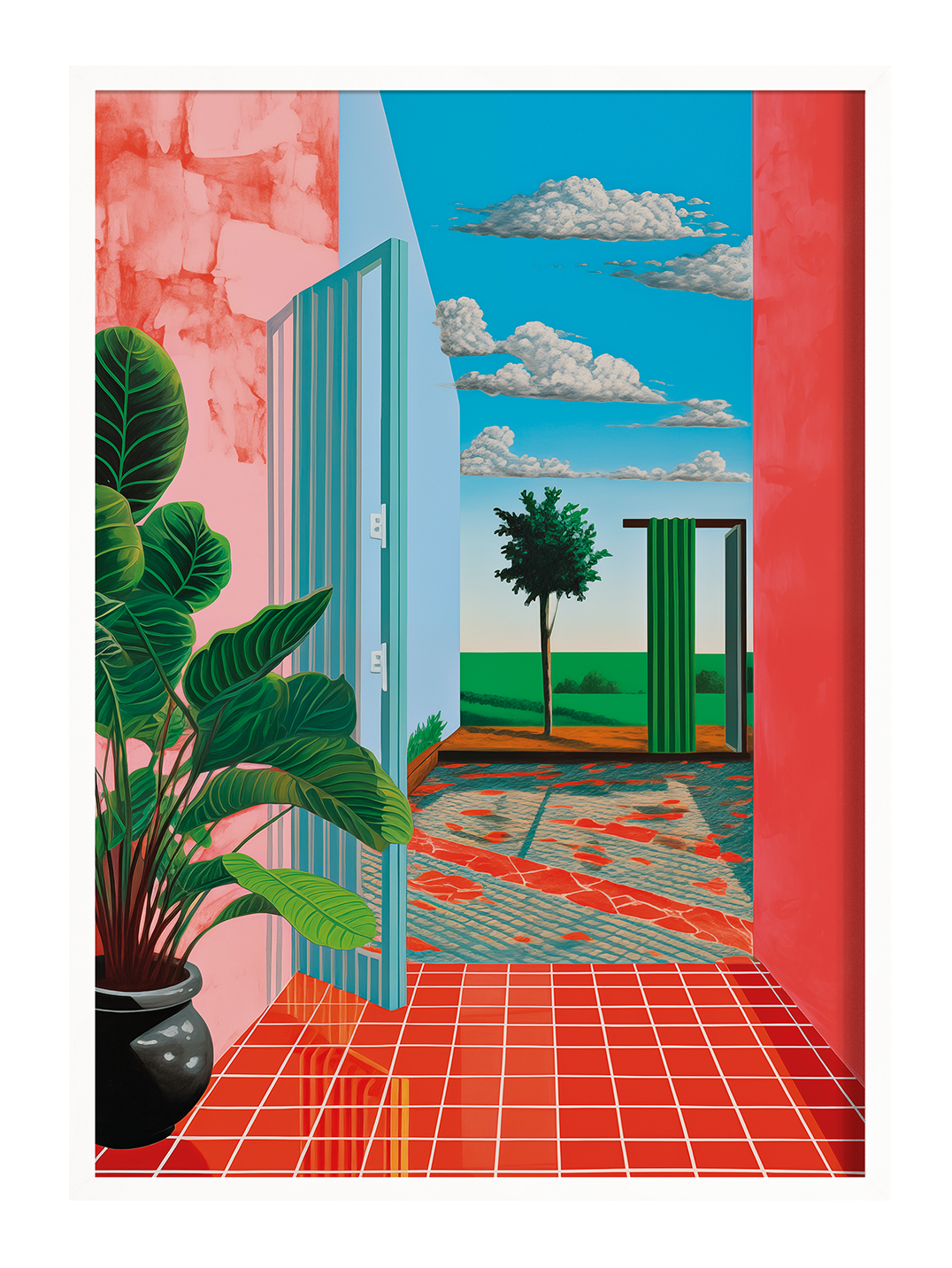 Doorway to your future | Wall art | Framed print