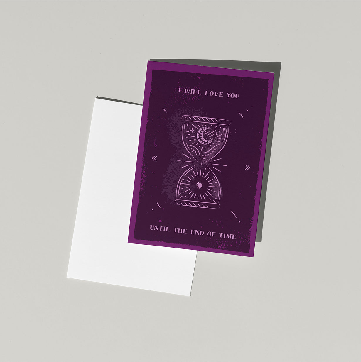 I Will Love You Until The End of Time | Love You | Pride Card | Anniversary Card | Valentines Card