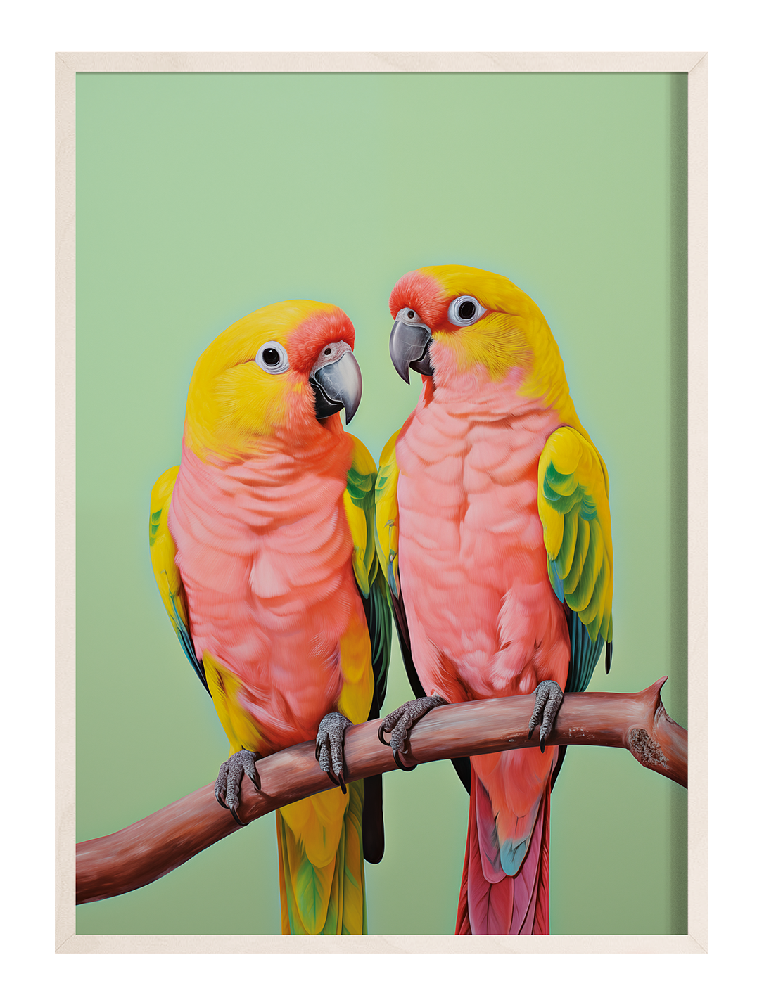 Love Birds | Wall art | Framed print