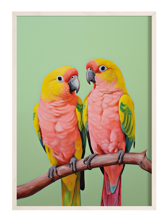 Love Birds | Wall art | Framed print