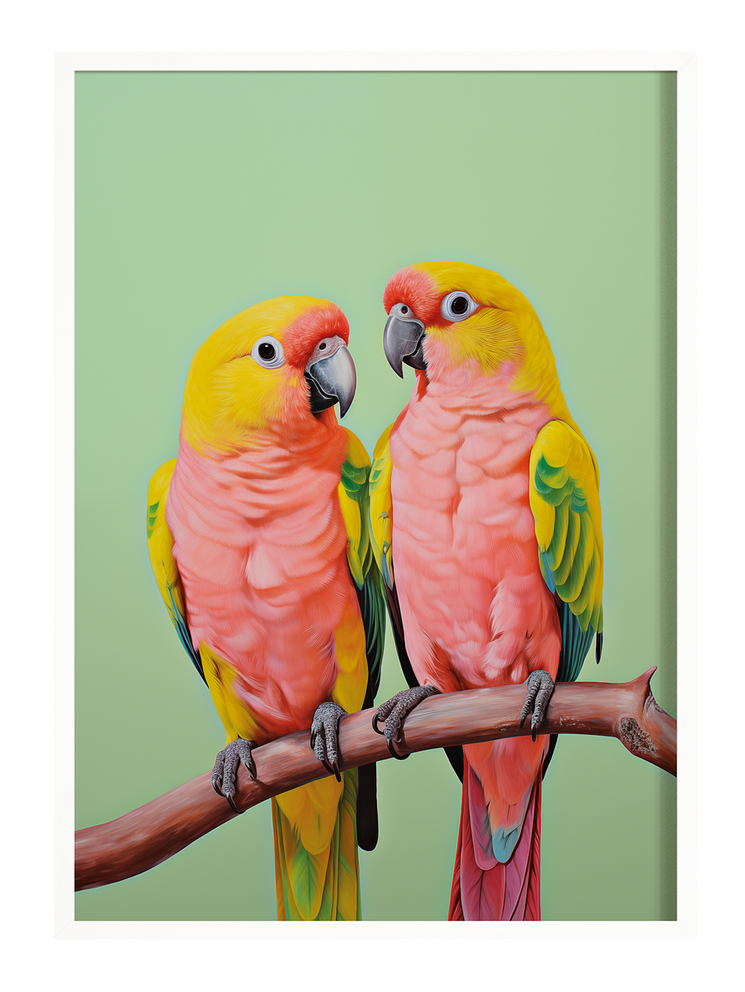 Love Birds | Wall art | Framed print