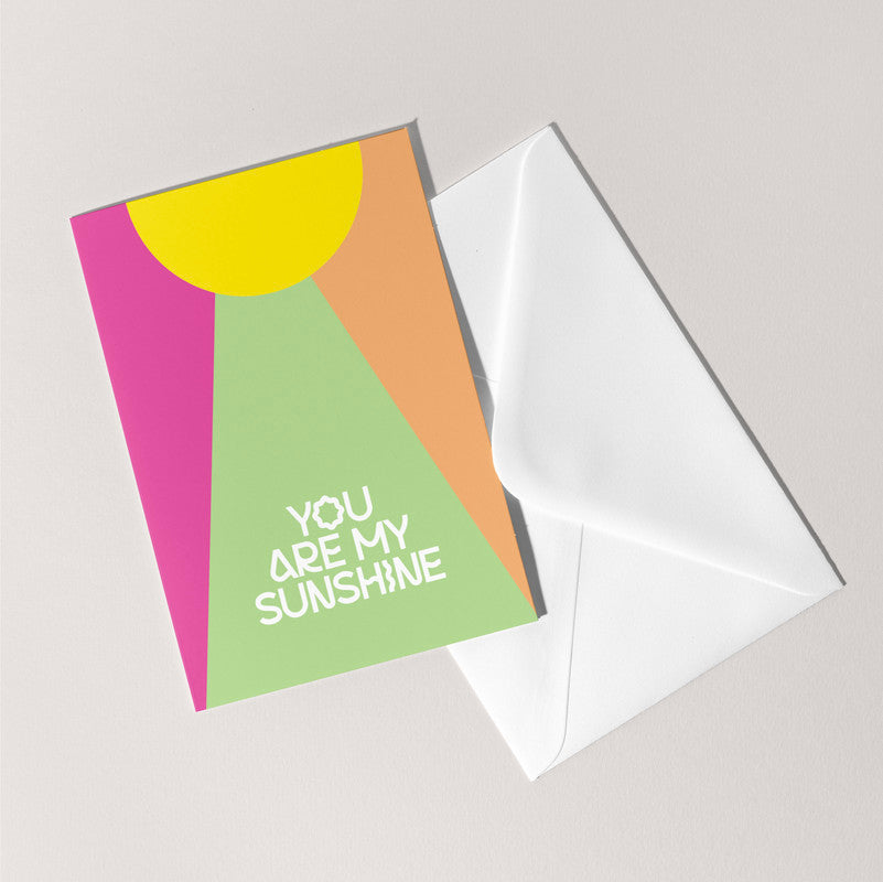 You Are My Sunshine | Appreciation and Friendship Card | Mother's Day Card | Birthday Card | Card for Mum | Card for her | Card for Friend