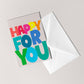 Happy For You Card | Congratulations