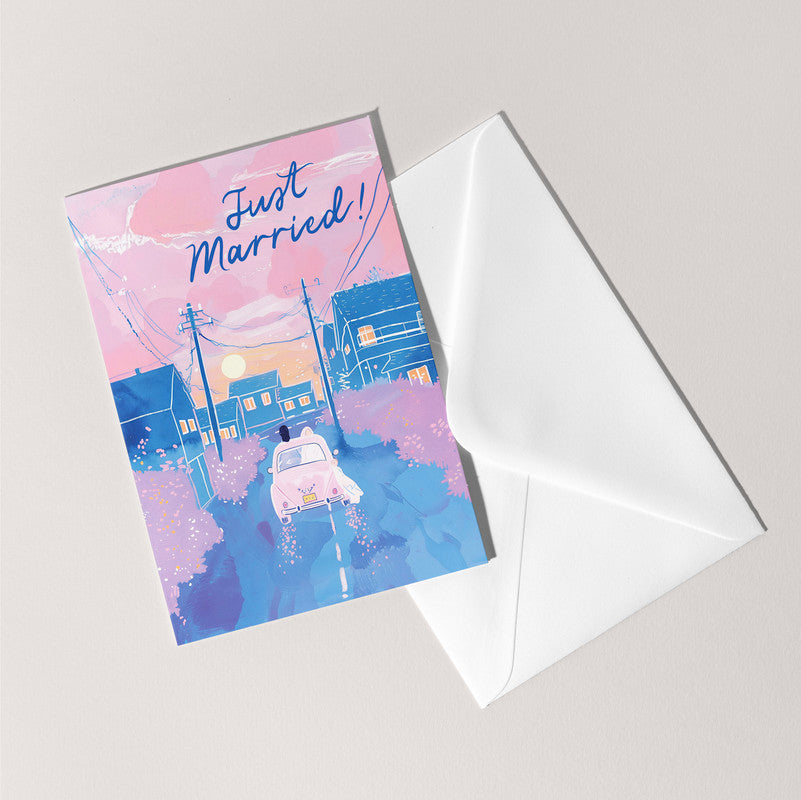 Just Married Card | Newly Wed Congratulations