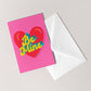 Be Mine Heart Card | Anniversary Love Valentines