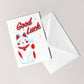 Good Luck Cat Card | New Job Exams