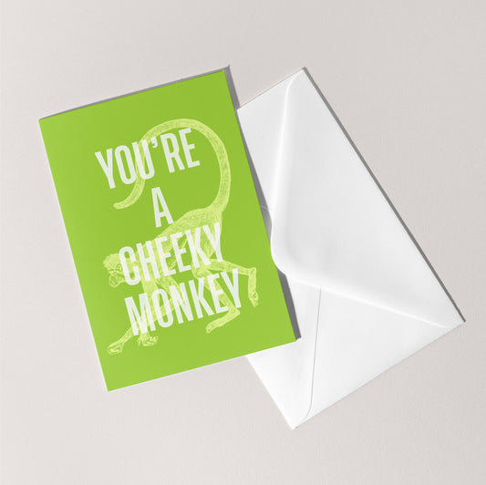 You're A Cheeky Monkey | Friendship Birthday Card