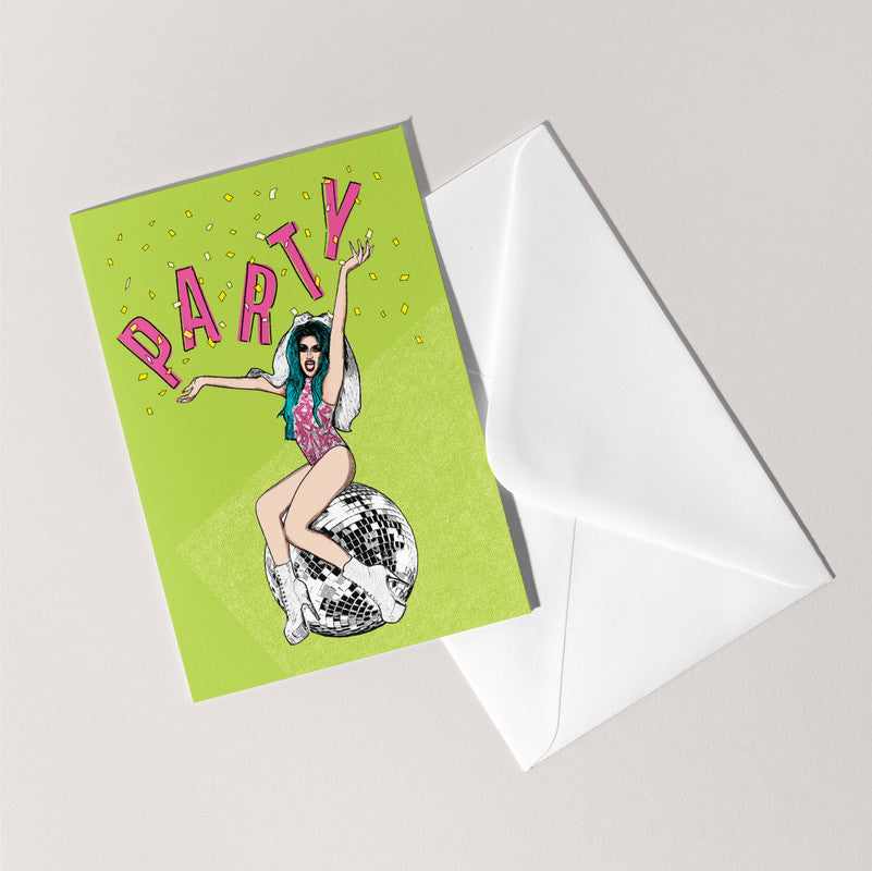 Adore Delano Party Card | RuPaul's Drag Race