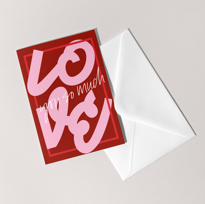 Love You Card | Anniversary Valentines