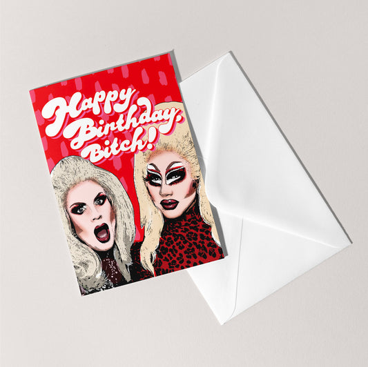 Trixie Mattel and Katya Zamo Birthday Card | RuPaul's Drag Race