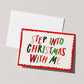 Step Into Christmas With Me Card | Holiday Seasonal