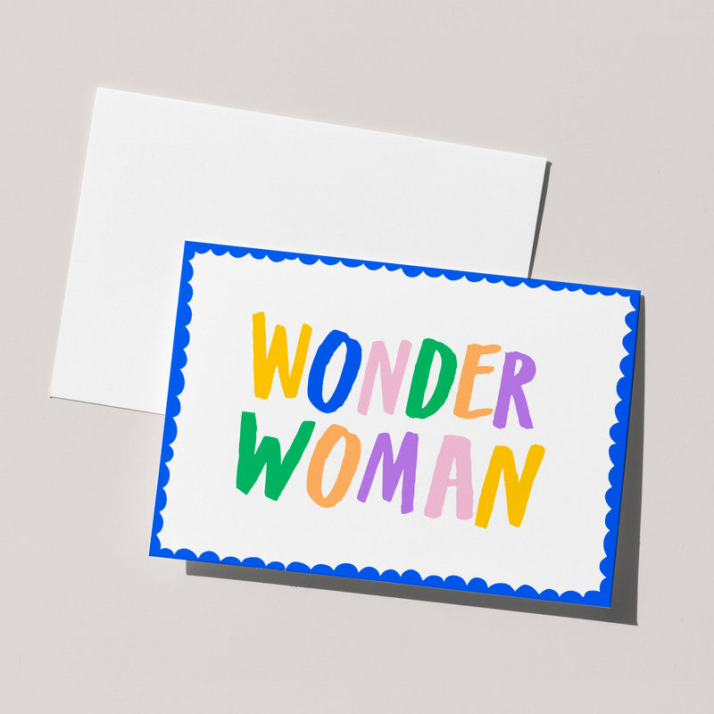 Wonder Woman Card | Mother's Day Appreciation Galentines