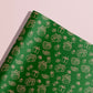 Christmas Gifts Green Gift Wrap | Wrapping Paper