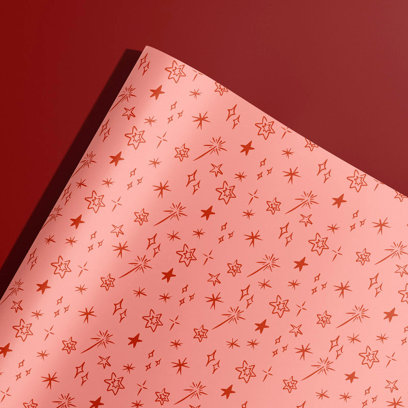 Christmas Gifts Pink Gift Wrap | Wrapping Paper