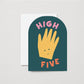 High Five Card | Cut Out Illustration | Well Done Card | Celebration | Congratulations | Graduation