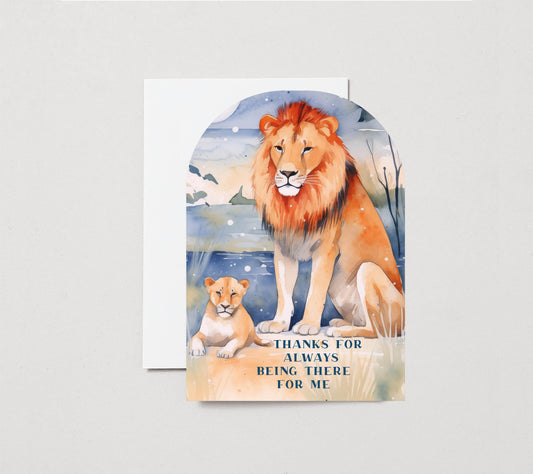 Thanks For Always Being There For Me | Mum Birthday Card | Birthday Card | Card For Her | Thank you