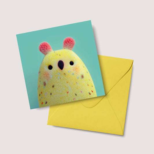 Fun Fuzzies Greeting Card – Colourful All Occasion Card to Brighten Their Day