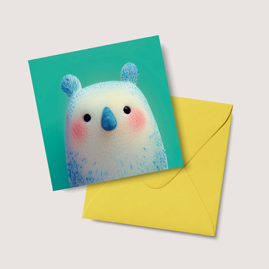 Quirky Fuzzies Card – Cute Greeting Card for Birthdays, Thank You, or Just Because