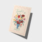 Thanks a Bunch Card | Hand Drawn Illustration | Thank You Card | Flowers