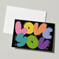 Love You Card | Hand Drawn | Anniversary Card | Valentines day card for him | Valentines card for her | Valentines card | Boyfriend | Girlfriend