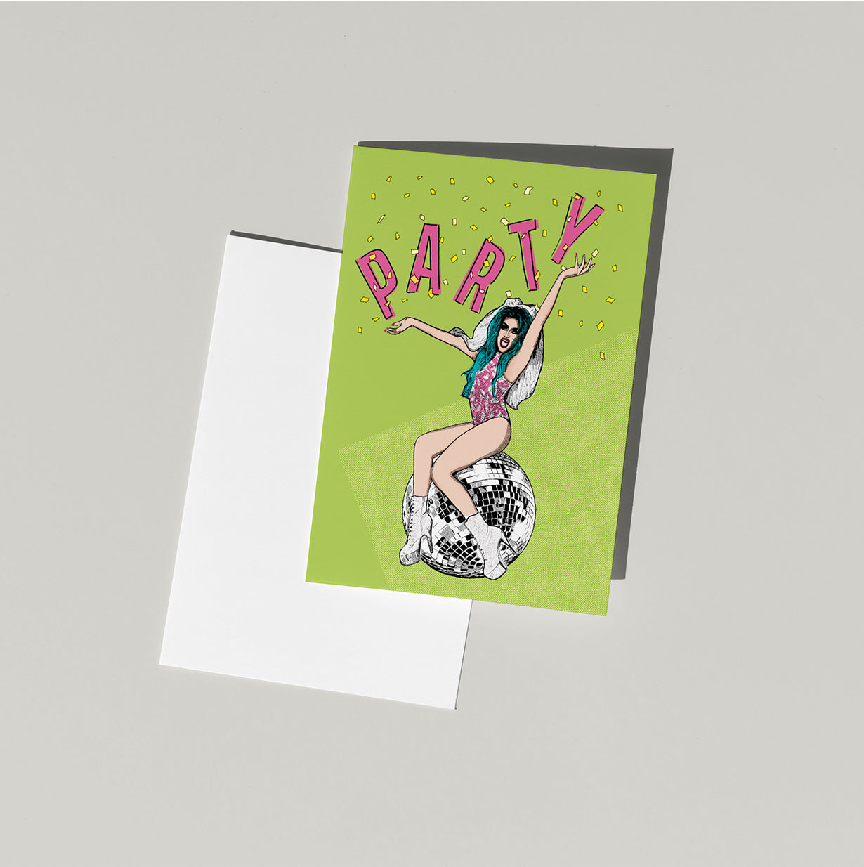 Adore Delano Party Card | Drag Queen Type | Illustration Card | RuPaul's Drag Race