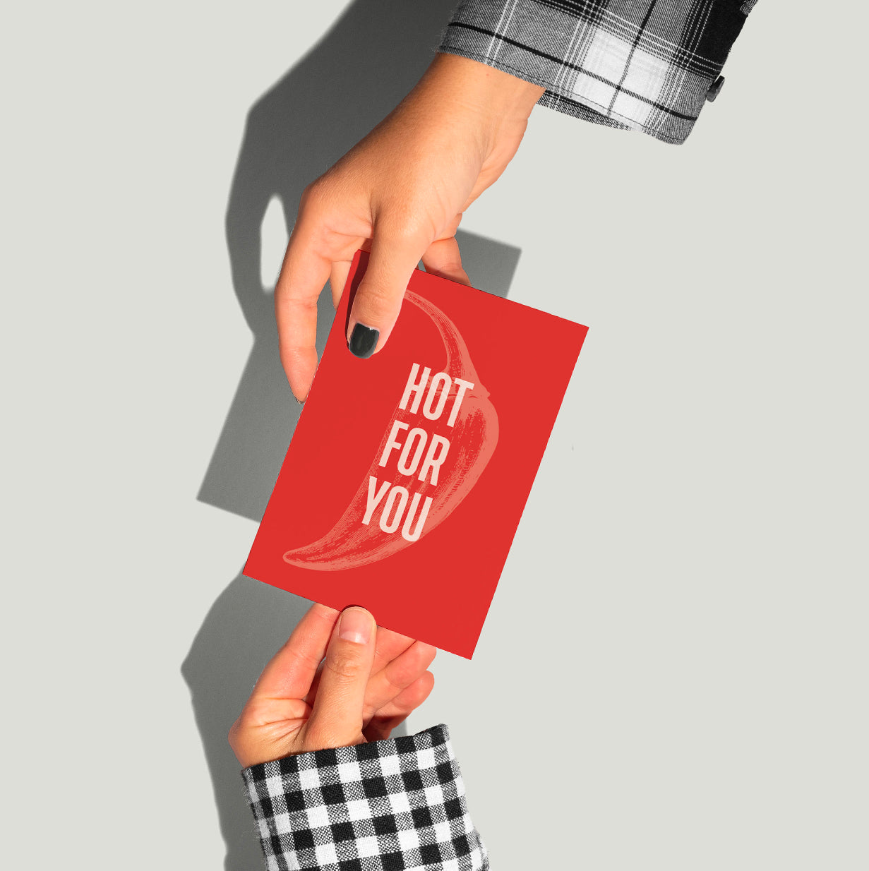 Hot For You Chilli Pepper Card | Love Card | Anniversary | Engagement | Valentine's