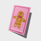 Christmas Gingerbread Illustration Holiday Card |  Christmas Card | Holiday Card | Seasonal Card | Xmas Card