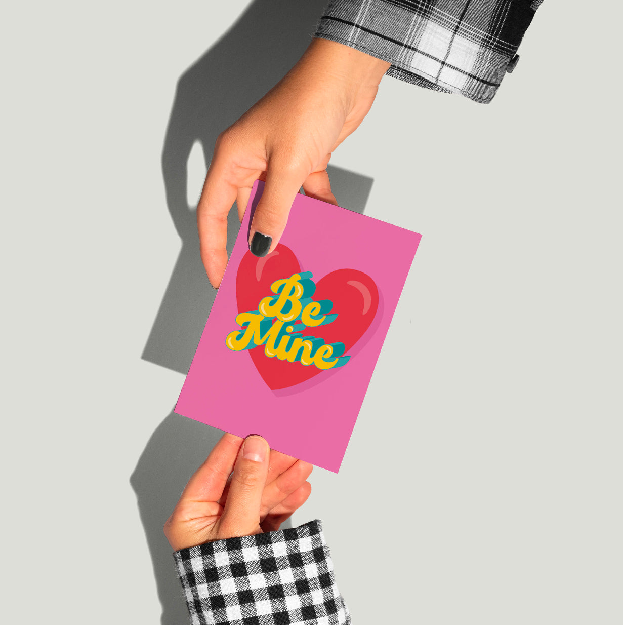 Be Mine Heart Card | Anniversary Card | Love Card | Be Mine | Heart Card | Congrats Card | Wedding Card | Valentines Card